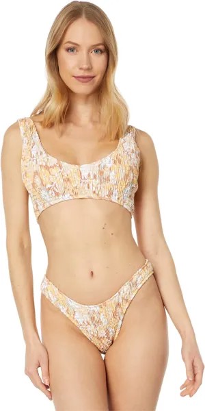 Купальный топ Charlie Holiday Jodie Shirred Top, цвет Dreamy Floral
