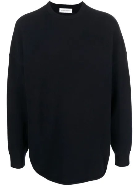 Кашемировый джемпер с круглым вырезом extreme cashmere, синий