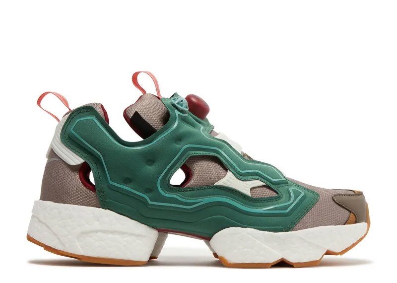 Кроссовки Reebok Billionaire Boys Club X Instapump Fury Boost 'Earth', зеленый