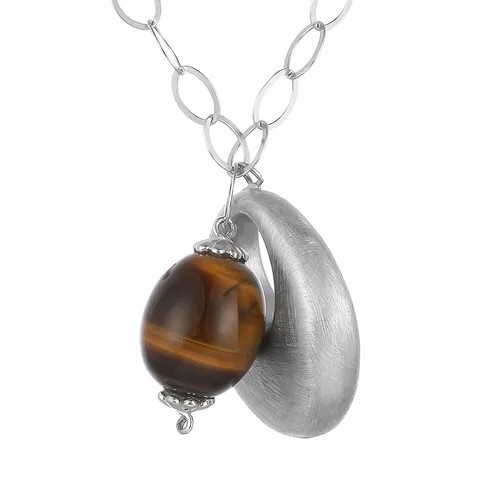 Колье ELEMENT47, серебро, 925 проба, длина 55 см.