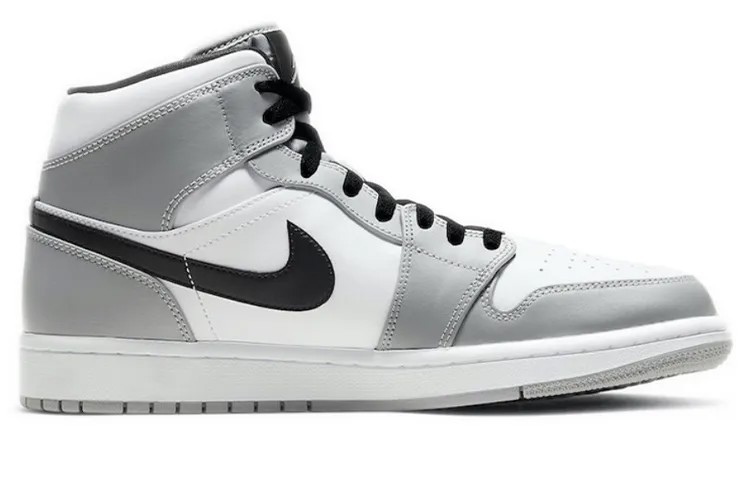 Кроссовки Air Jordan 1 Vintage Basketball Shoes Men High-top Grey/white, серый
