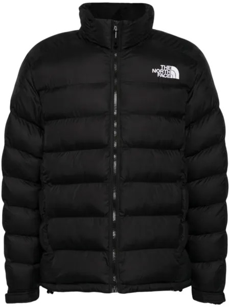 Пуховик с вышитым логотипом The North Face, черный