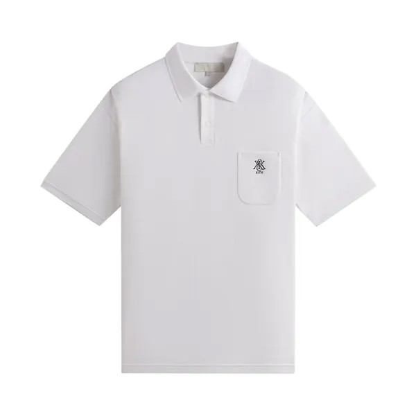 Поло Kith Ethan Pique 'White', белый