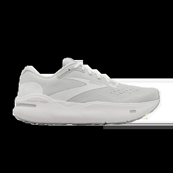 Кроссовки Brooks Ghost Max 2E Wide 'White Oyster Metallic Silver', белый