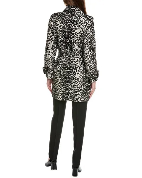 Кожаный тренч Michael Kors Collection, черный