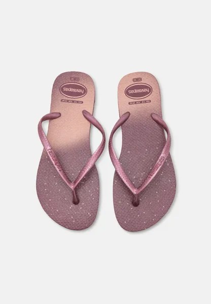 Шлепанцы SLIM GLOSS Havaianas, цвет purple soil