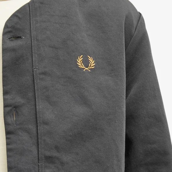 Fred Perry Рубашка без воротника, серый