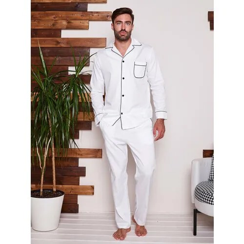 Пижама  Малиновые сны, размер 50, белый
