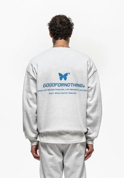 Толстовка Oversized Wraith Puff Print Grey Sweatshirt Good For Nothing, цвет grey