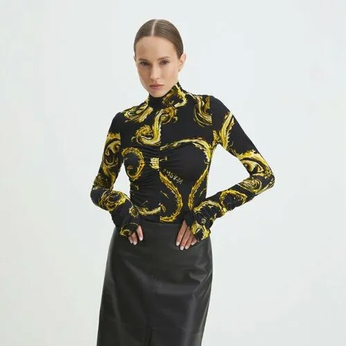Водолазка Versace Jeans Couture, размер 38, черный