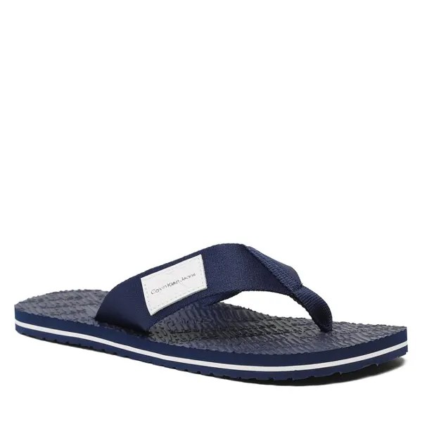 Шлепанцы Calvin Klein Jeans BeachSandal Woven, темно-синий