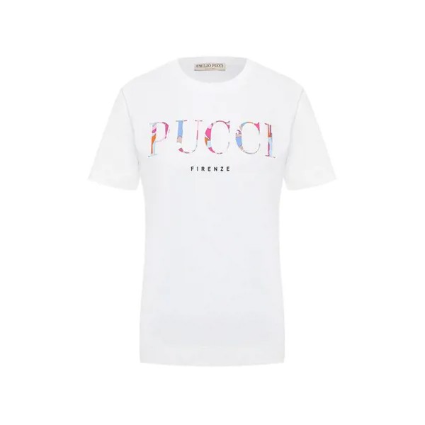 Хлопковая футболка Emilio Pucci