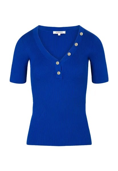 Базовая футболка SHORT SLEEVES Morgan, синий металлик