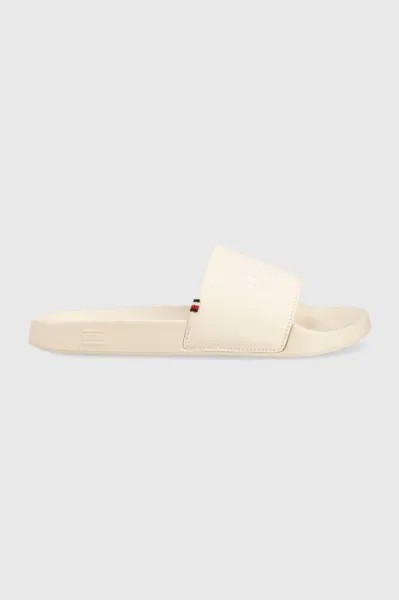 ЖЕНСКИЕ СЕЗОННЫЕ шлепанцы Tommy Hilfiger, бежевый