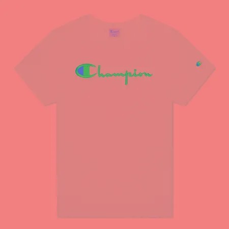 Женская футболка Champion Reverse Weave Script Logo Crew Neck, цвет белый, размер S