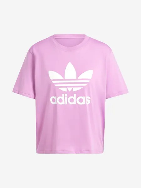 Футболка женская adidas, Фиолетовый