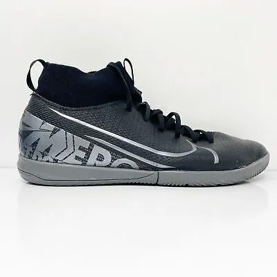 Черные футбольные бутсы Nike Boys Mercurial Superfly 7 AT8136-001, размер 4 года