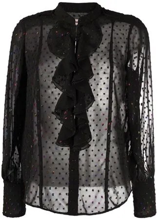 Zadig&Voltaire декорированная блузка
