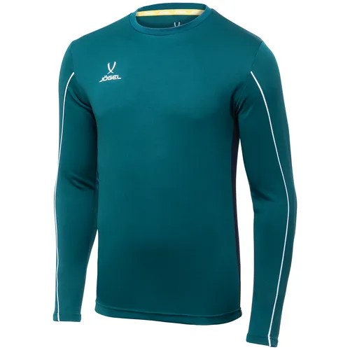 Футболка вратарская Jogel Camp GK Padded LS Jgt-1600-391, зеленый/черный/белый (XL)