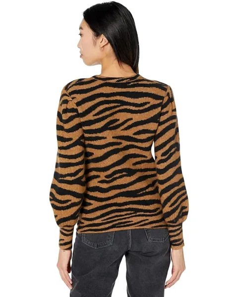 Свитер Kate Spade New York Tiger Stripes Dream Sweater, цвет Light Chestnut