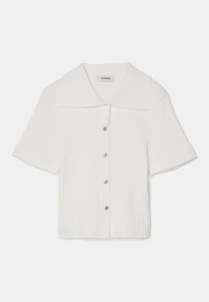 Рубашка Pret Du Corps Boutonne sandro, цвет blanc