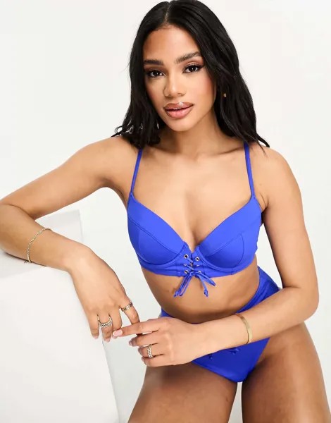 Кобальтово-синий топ с чашечками Ann Summers Catalina