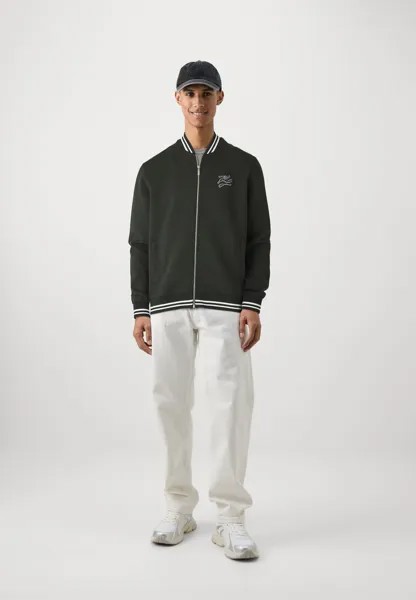 Бомбер ZIP JACKET KARL LAGERFELD, черный