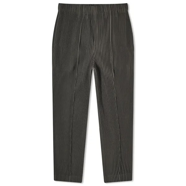 Брюки Homme Plissé Issey Miyake Pleated Slim Leg Pant, цвет Dark Green