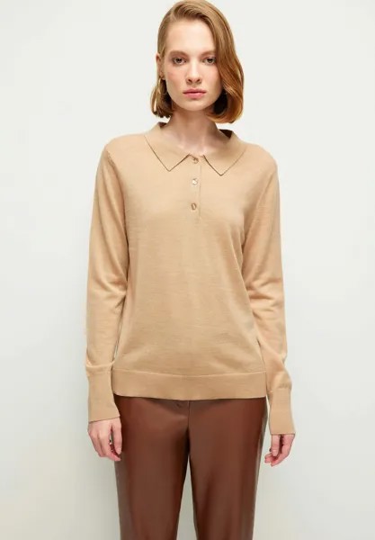 Рубашка с длинным рукавом adL, цвет camel