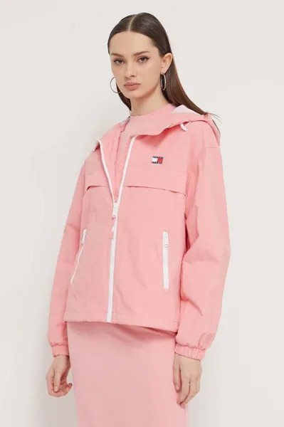 Куртка Tommy Jeans, розовый