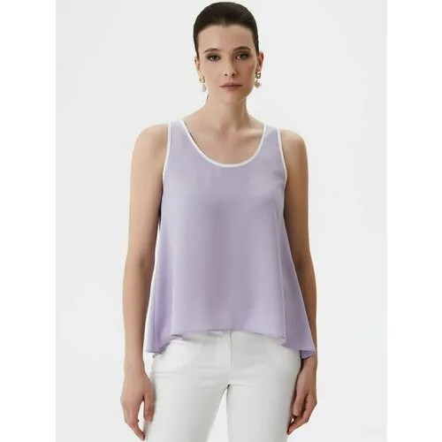 Блуза Арт-Деко, размер 46, фиолетовый