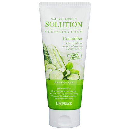 Deoproce пенка для умывания с огурцом Natural Perfect Solution, 170 г