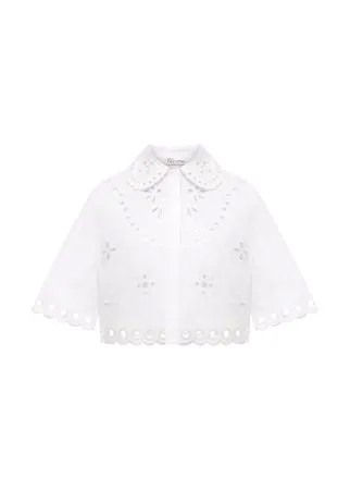 Хлопковая блузка REDVALENTINO