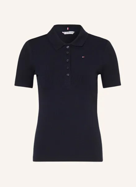Рубашка поло TOMMY HILFIGER Jersey, темно-синий