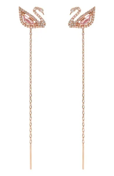 Серьги Dazzling Swan Swarovski