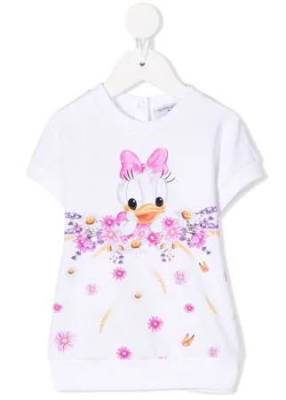 Monnalisa платье-толстовка Daisy Duck