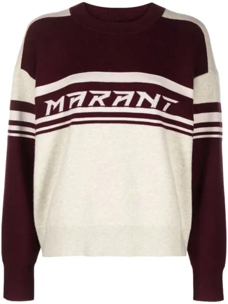 Marant Étoile джемпер Callie с логотипом, фиолетовый