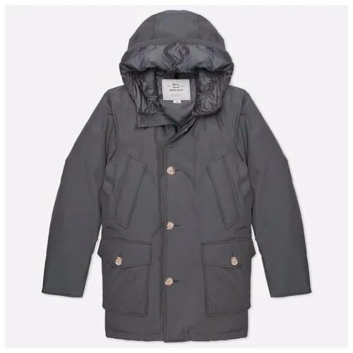 Пуховик Woolrich, средней длины, подкладка, размер S, серый