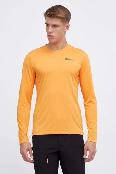 Спортивный лонгслив Sky Thermal Jack Wolfskin, оранжевый