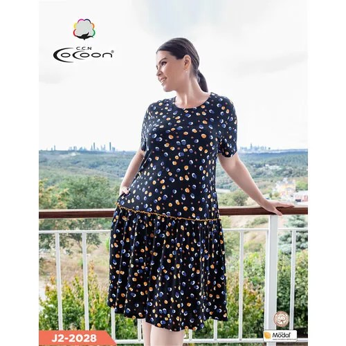 Платье CoCoon, размер 52, чёрный