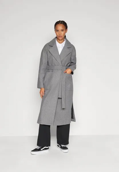 Пальто классическое Vipoka Long Coat VILA, цвет medium grey