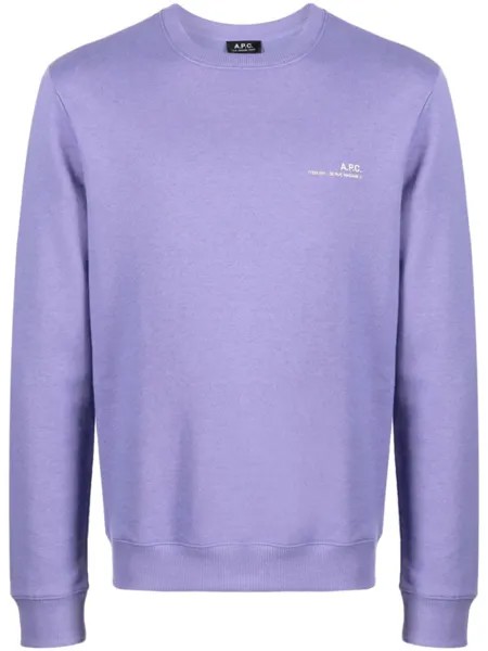 A.P.C. толстовка Item, фиолетовый