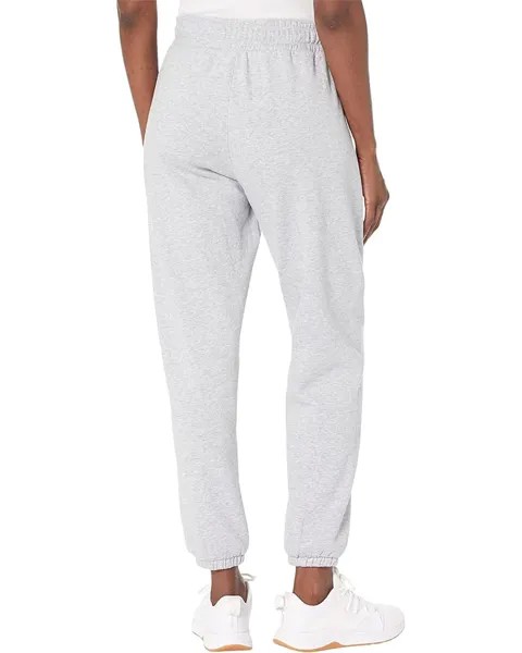 Брюки DKNY Metallic Logo Everyday Joggers, цвет Pearl Grey Heather/Silver