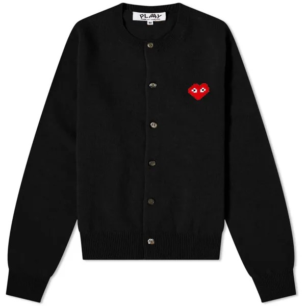 Джемпер Comme des Garçons Play Invader Heart Cardigan