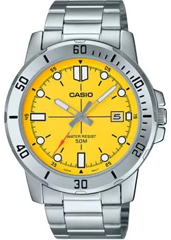 Японские наручные  мужские часы Casio MTP-VD01D-9E. Коллекция Analog