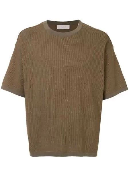Cerruti 1881 фактурная футболка с круглым вырезом