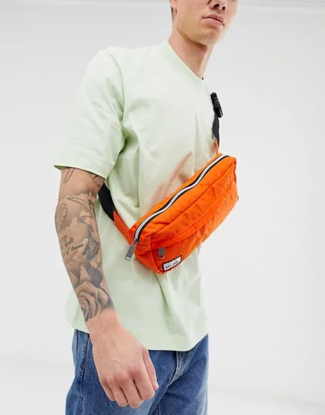 Оранжевая нейлоновая сумка через плечо Mi-Pac - 3 л-Оранжевый