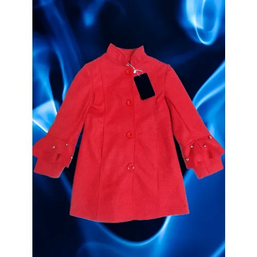 Пальто PIAZZA ITALIA, размер 5-6 лет, красный