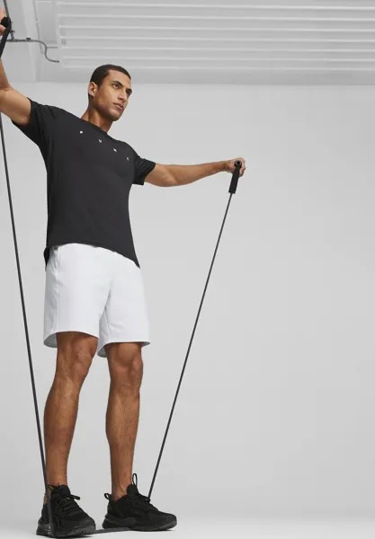 Спортивные шорты Cloudspun Strick Puma, серебряный туман
