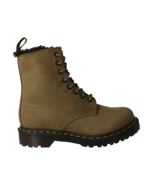 Serena оливковые ботинки Dr. Martens, зеленый